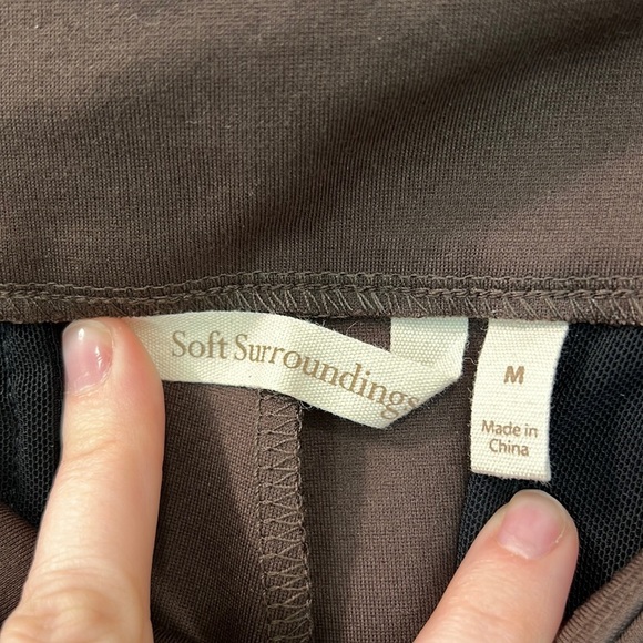 Soft Surroundings Thick Knit Skinny Ankle Dress Pants - Picture 4 of 8